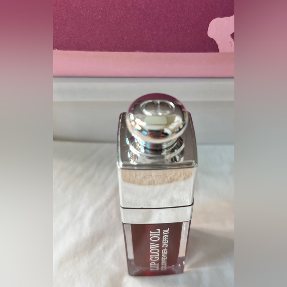 Dior Addict Lip Glow Oil Lip Reviver - Cherry Oil Bronzed Glow Full Size New - Picture 5 of 7